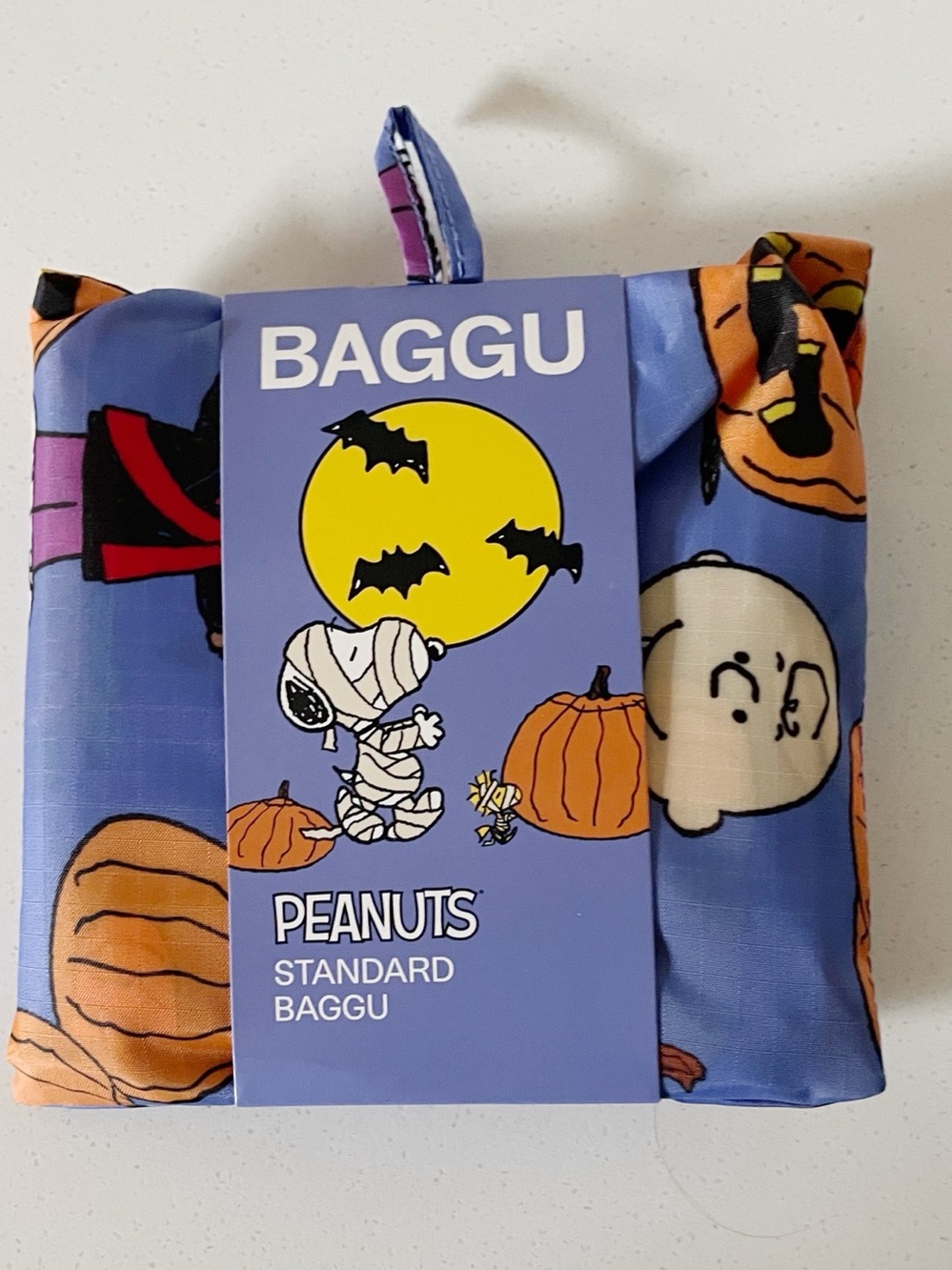Pumpkin Patch Standard Size BAGGU x Peanuts Reusable Bag NWT